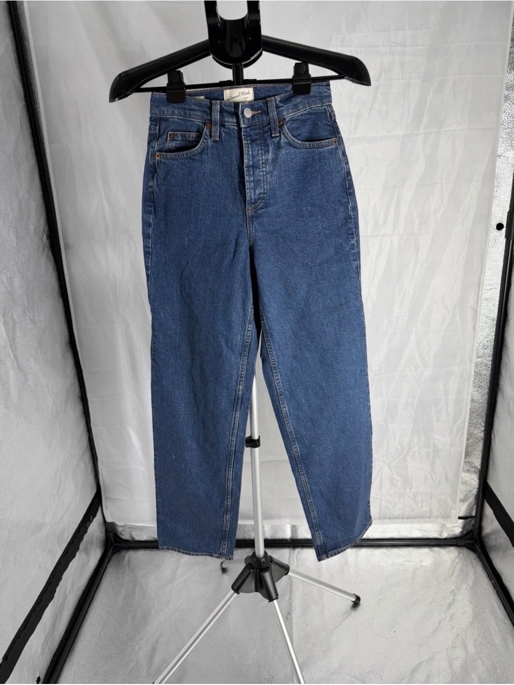 Universal Thread Women’s Straight Leg Jeans - Dark Blue Denim Sz 0 NWT
